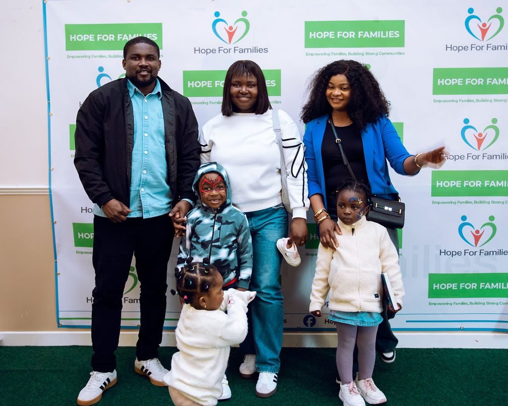 A family supported by Hope For Families